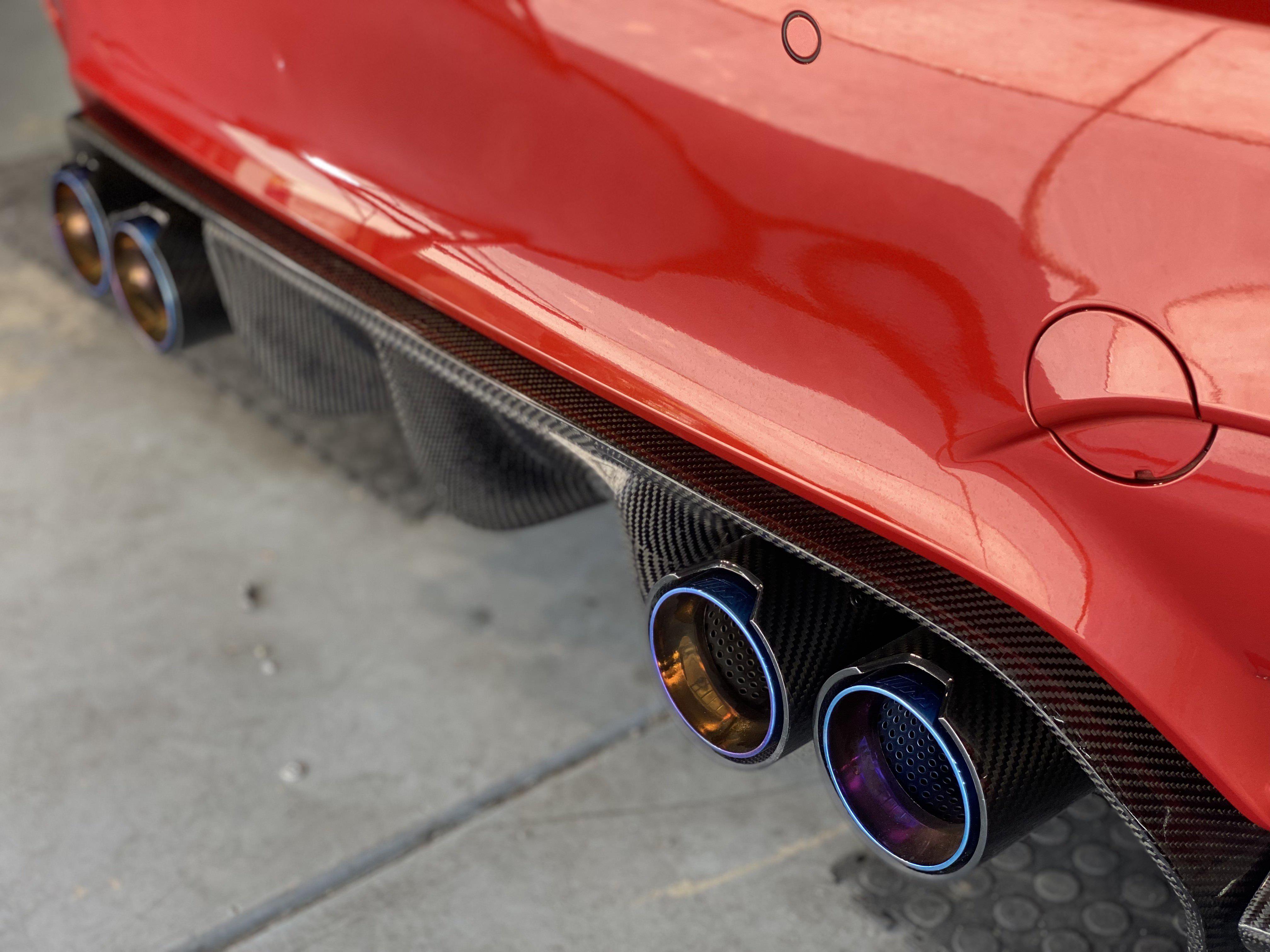 V Style Carbon Fiber Rear Diffuser - BMW F80 M3 & F82/F83 M4