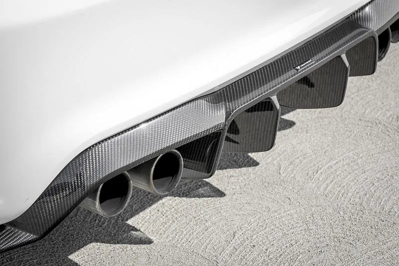V Style Carbon Fiber Rear Diffuser - BMW F87 M2 & M2C