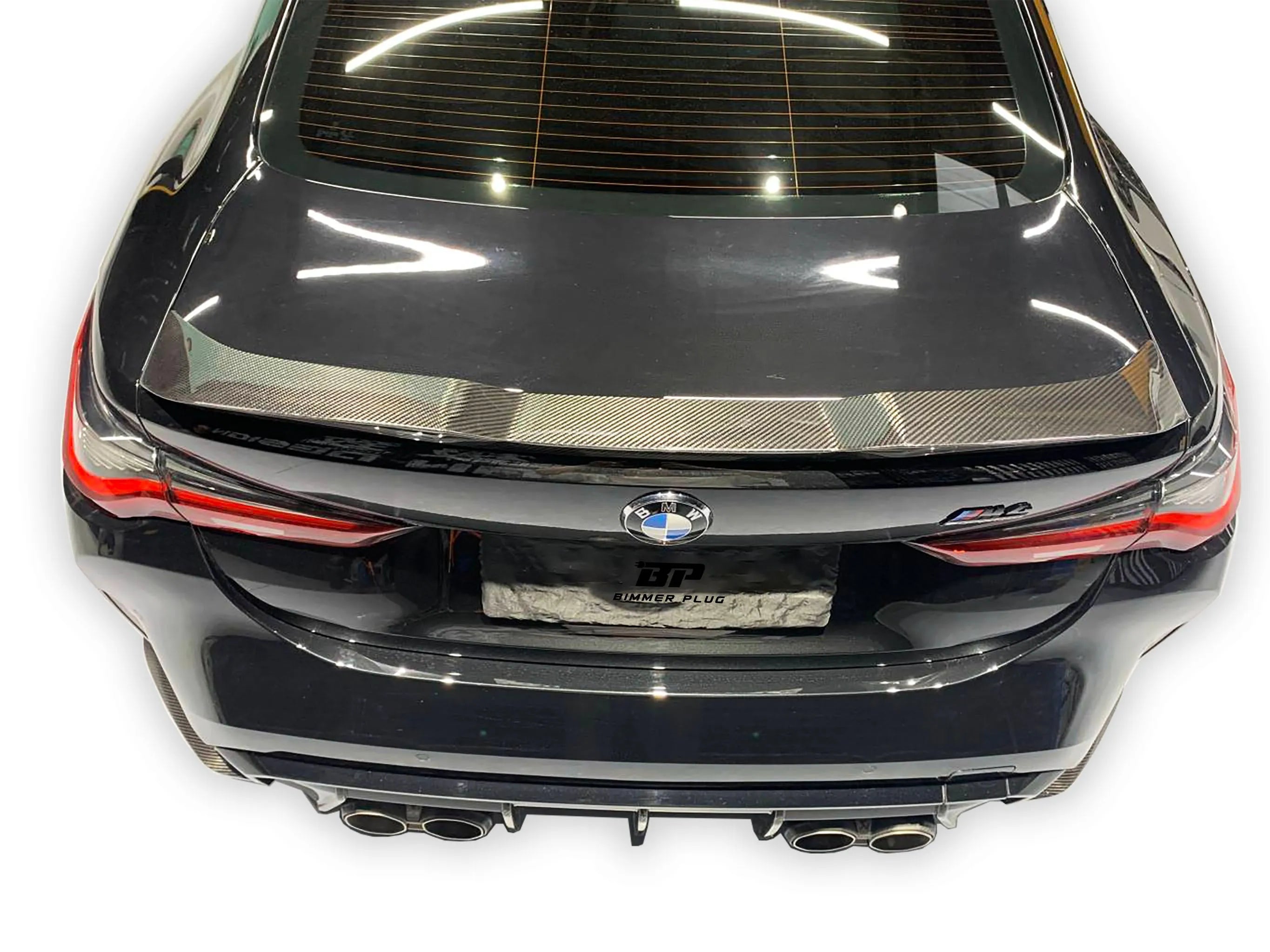 V Style Carbon Fiber Rear Spoiler - BMW G80 M3 & G82 & G83 M4