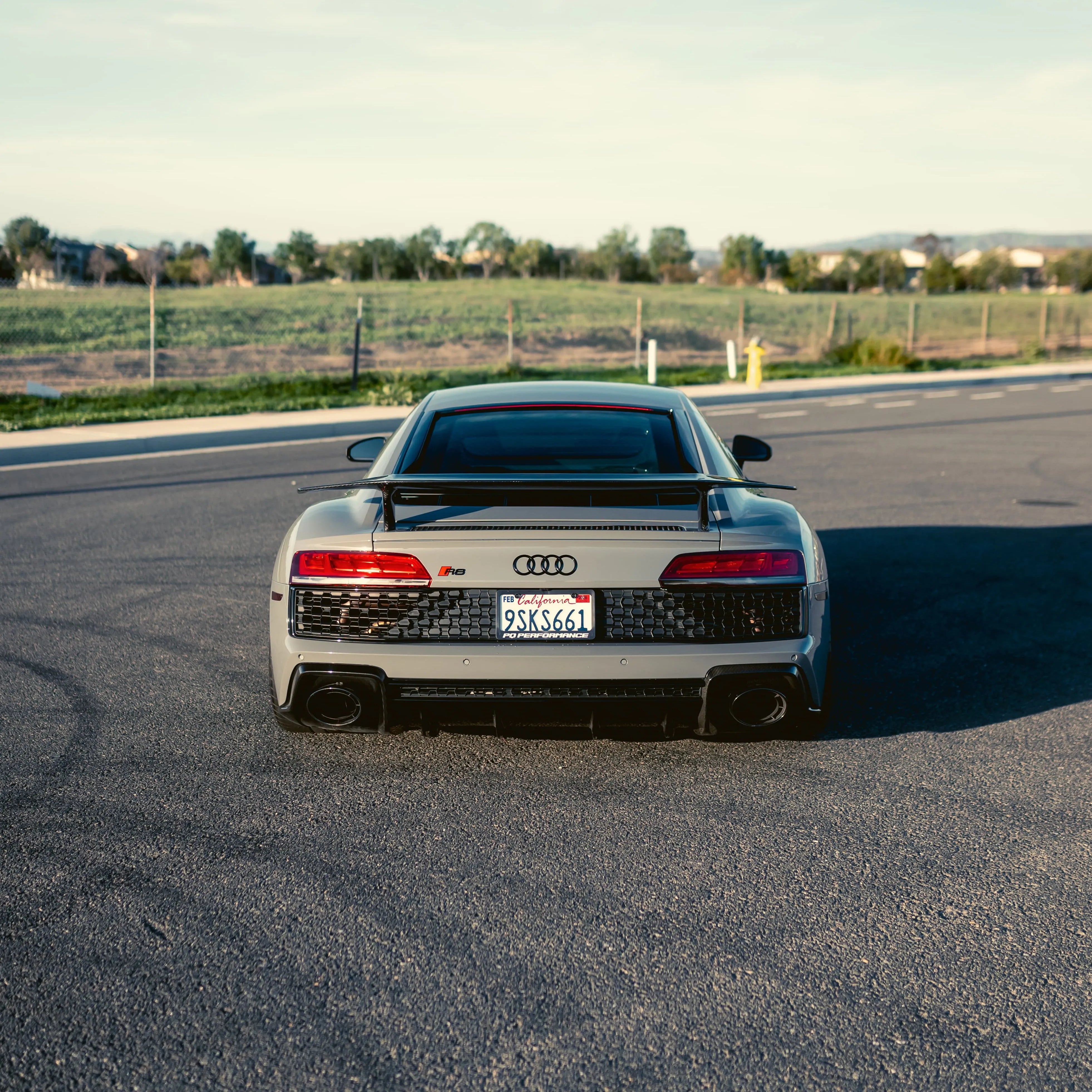 V Style Carbon Fiber Wing - Audi R8 V10 Gen 2