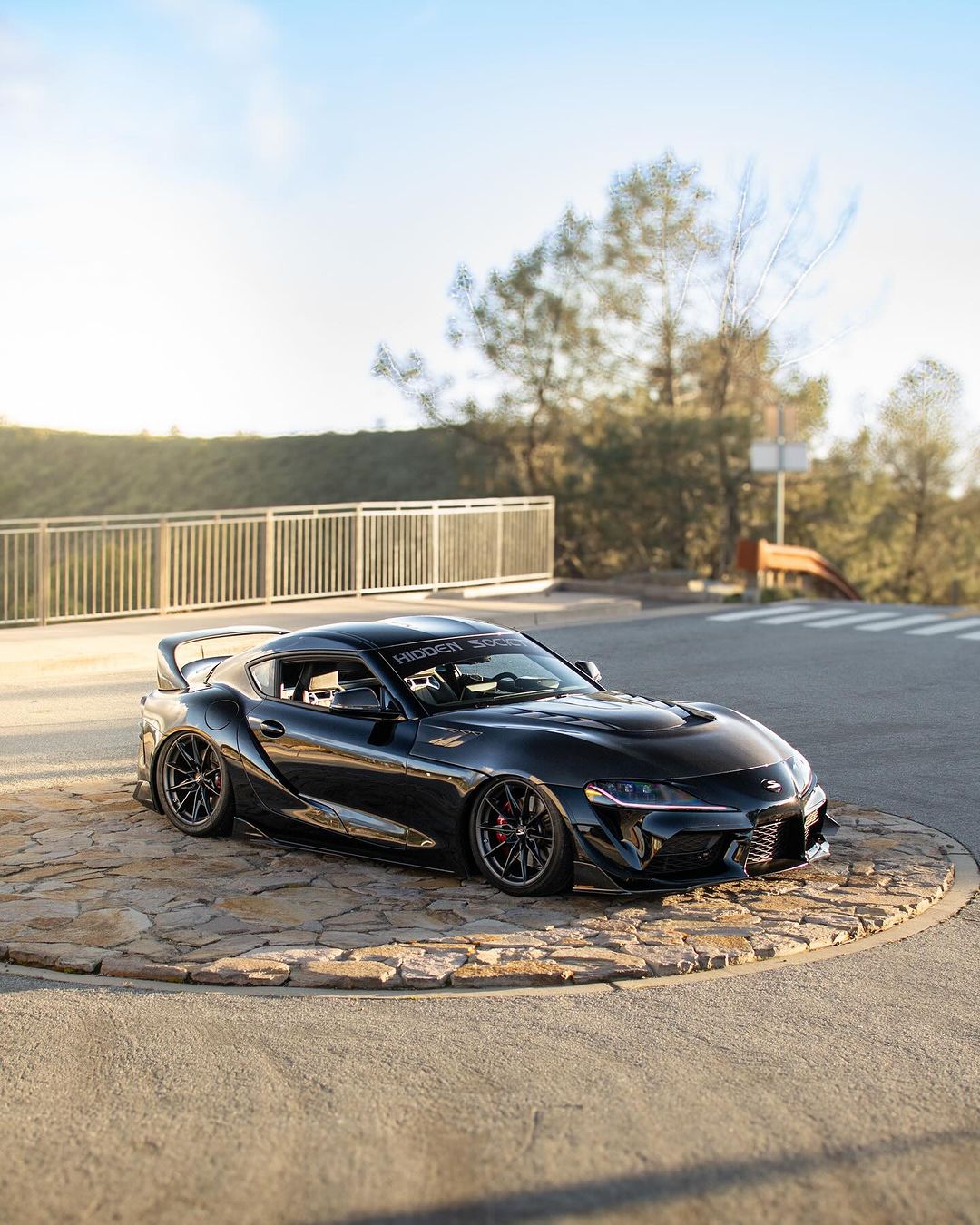 VR Style Carbon Fiber Front Hood - Toyota A90 GR Supra