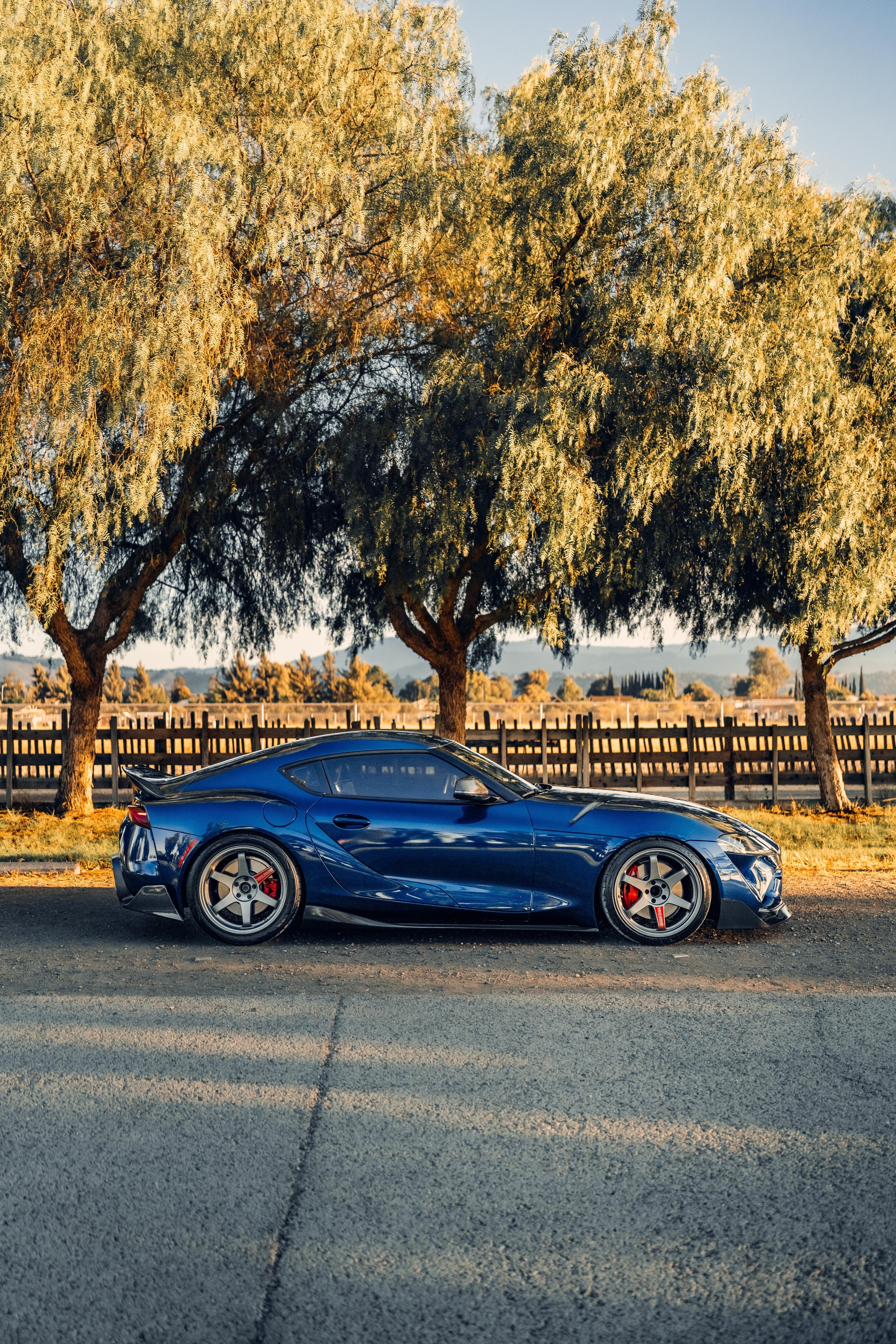 VRS Style Carbon Fiber Side Skirts - Toyota A90 GR Supra