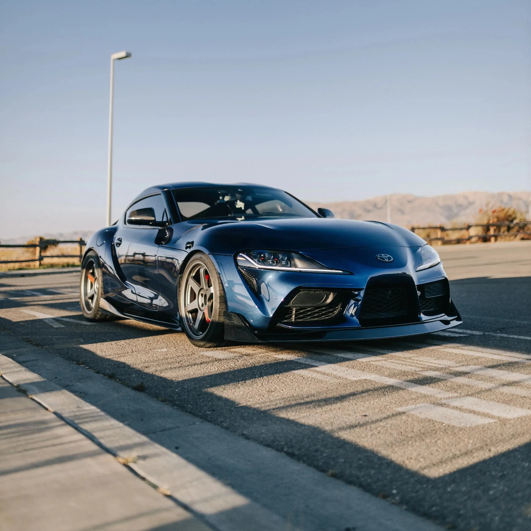 VRS Style Carbon Fiber Side Skirts - Toyota A90 GR Supra