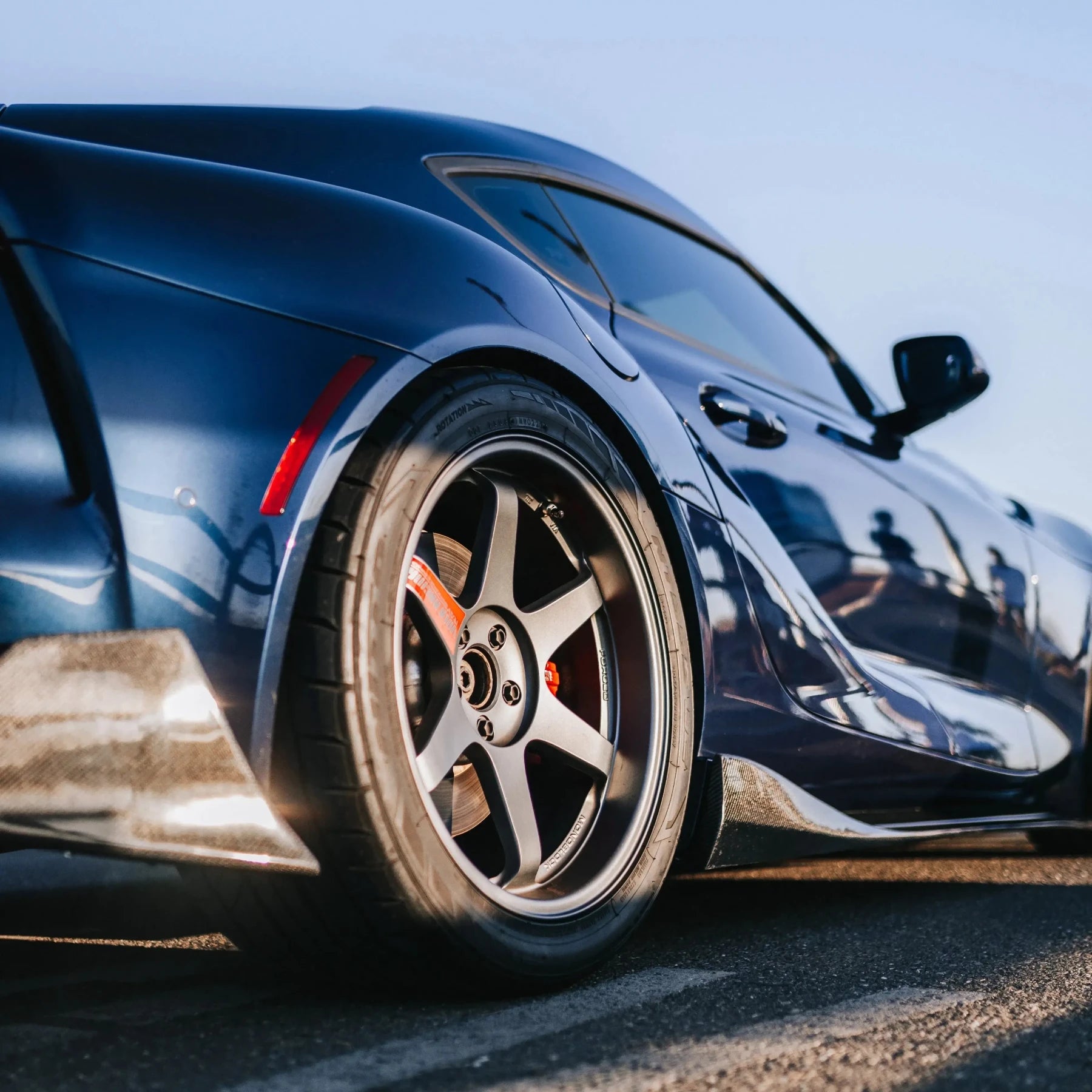 VRS Style Carbon Fiber Side Skirts - Toyota A90 GR Supra