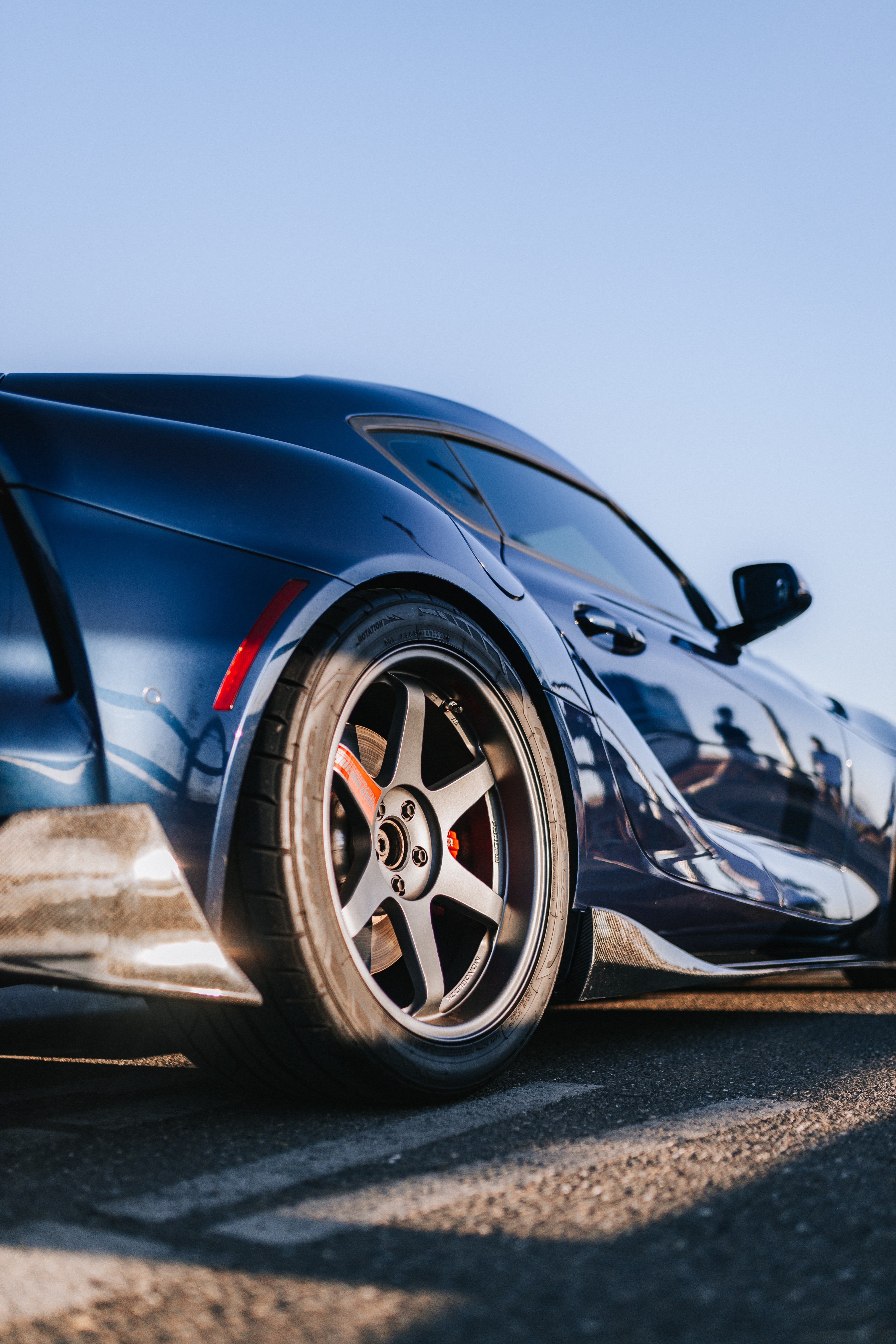 VRS Style Carbon Fiber Side Skirts - Toyota A90 GR Supra