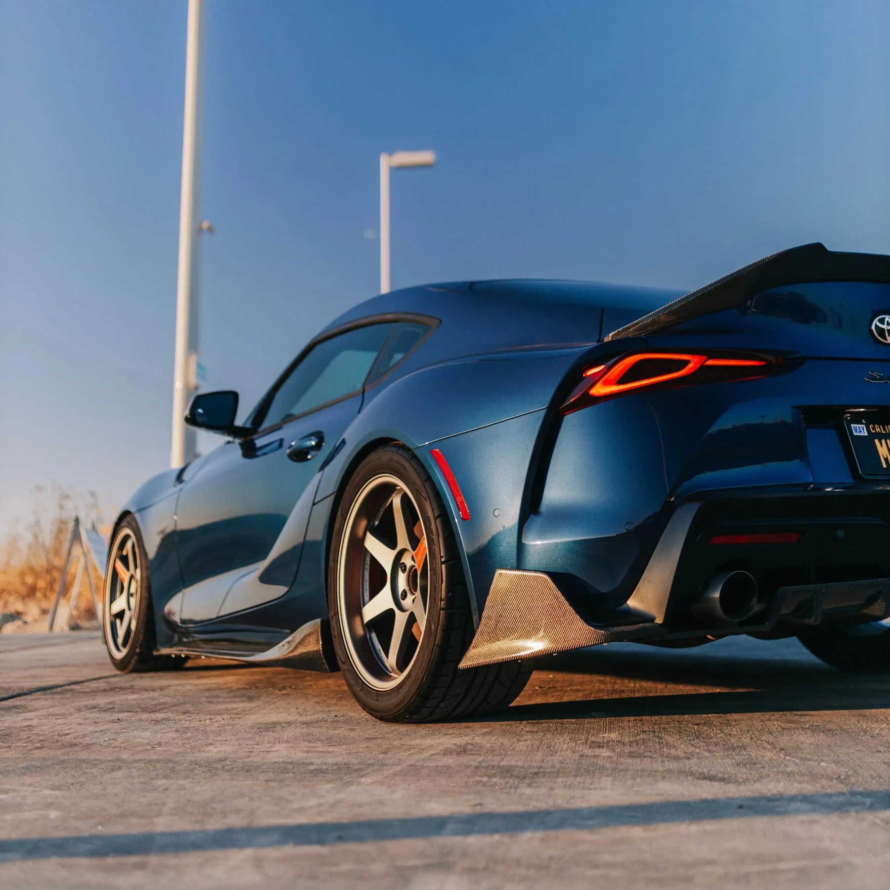 VRS Style Carbon Fiber Side Skirts - Toyota A90 GR Supra