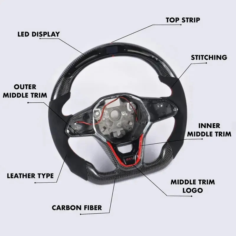Volkswagen Golf MK8 Style - Full Custom Steering Wheel