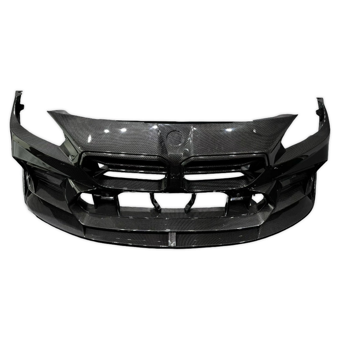 AD Style Full Carbon Fiber Front Bumper - BMW G87 M2