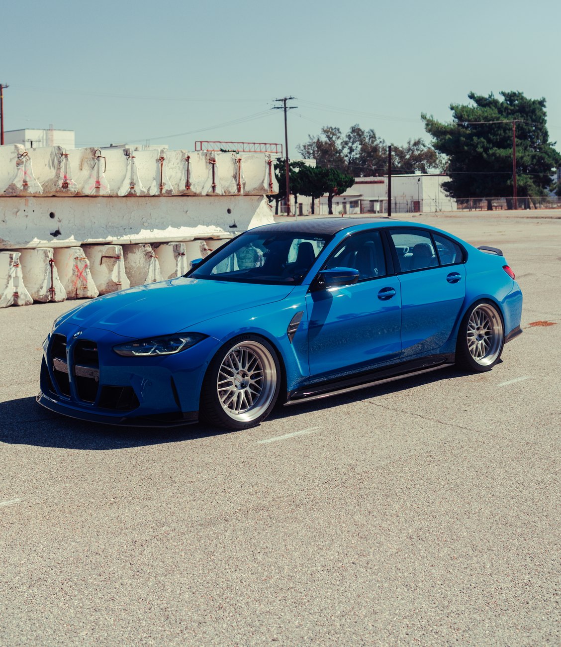 BMW M3 on custom wheels