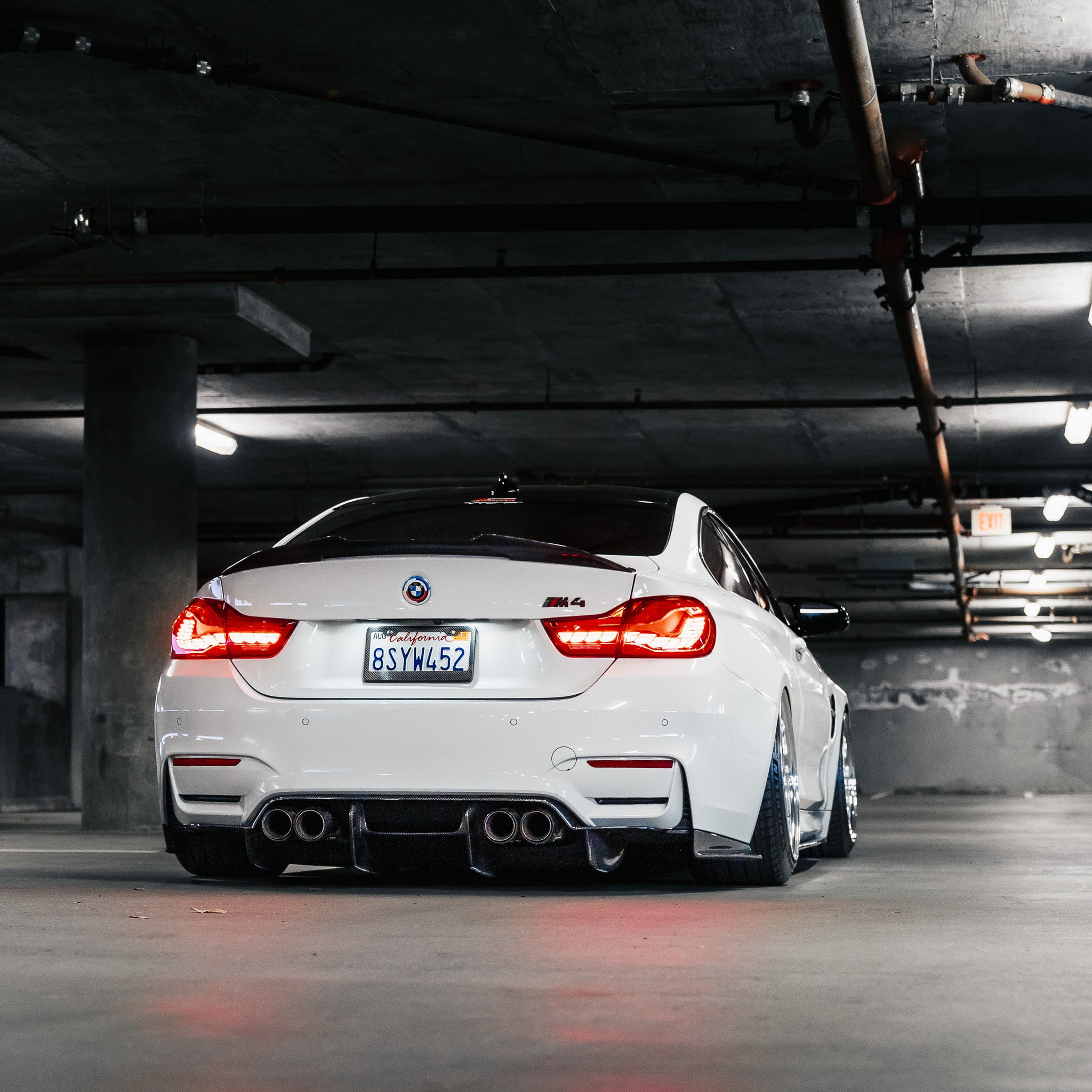 PSM Style Carbon Fiber Rear Diffuser - BMW F80 M3 & F82/F83 M4
