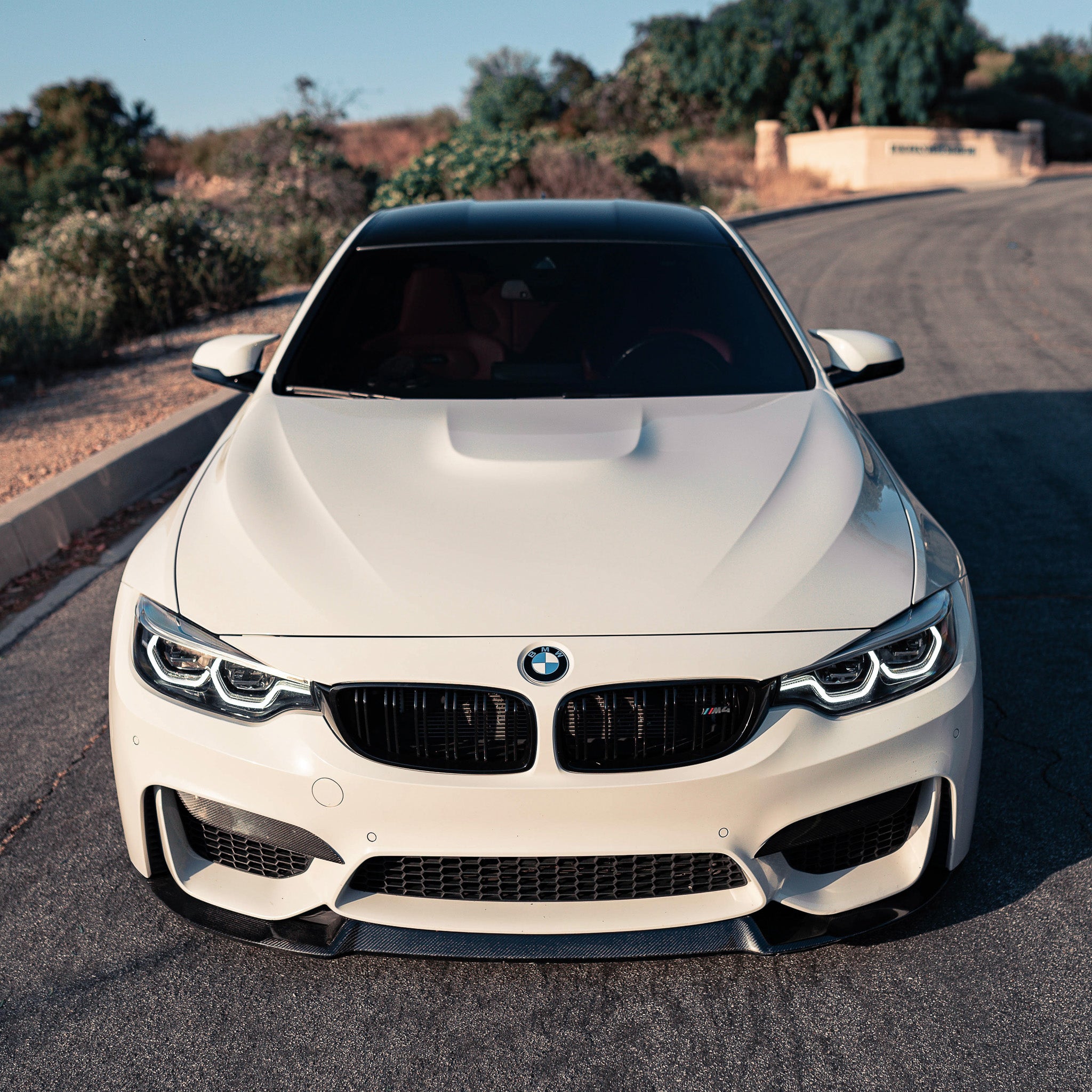 Carbon Fiber Front Upper Splitters - BMW F80 M3 & F82 / F83 M4