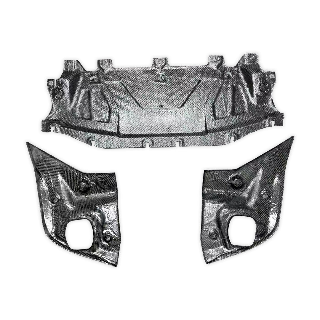 Carbon fiber Engine Bay Cover Set - Toyota A90 Supra