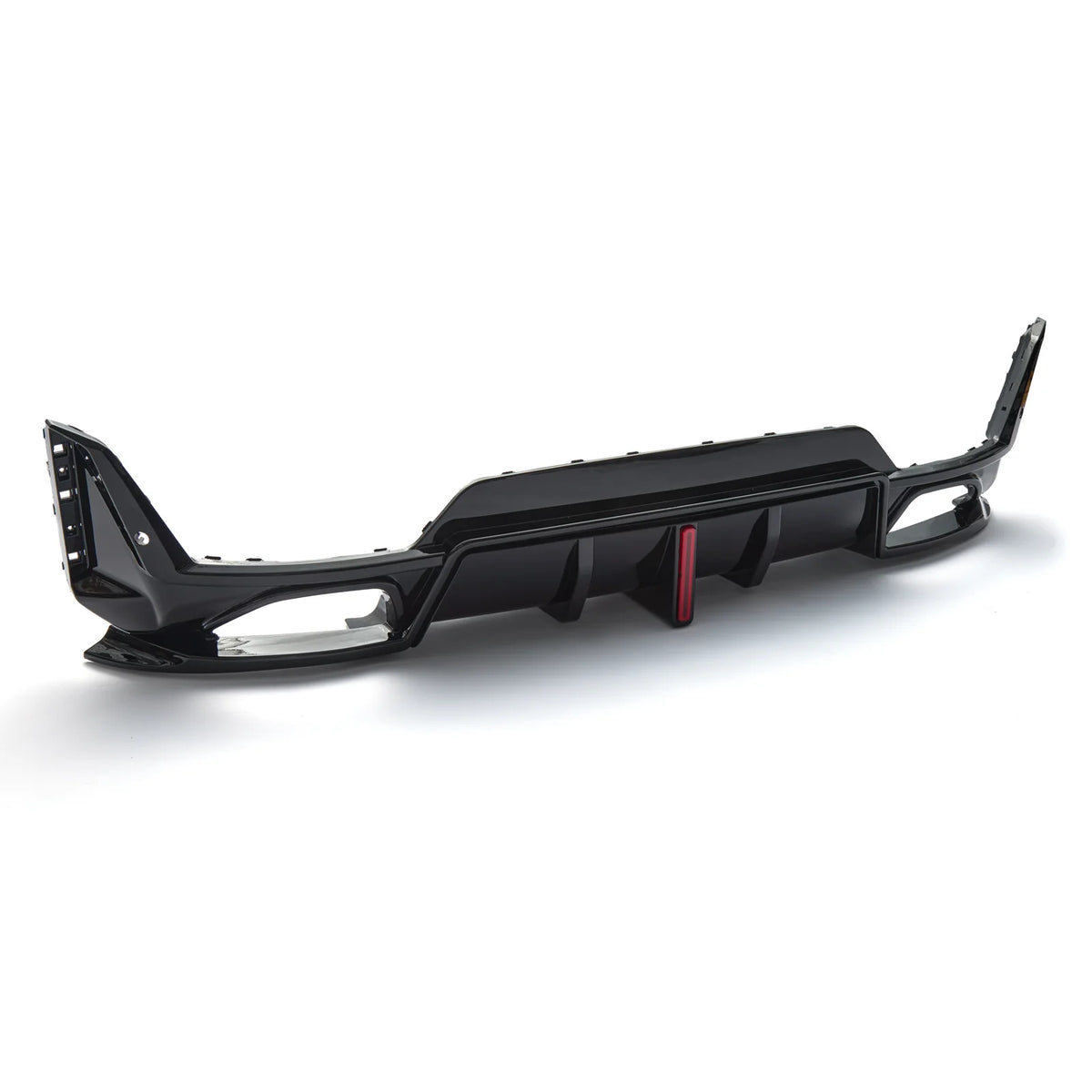 Gloss Black Rear Diffuser with Brake Light- BMW G20 3 Series