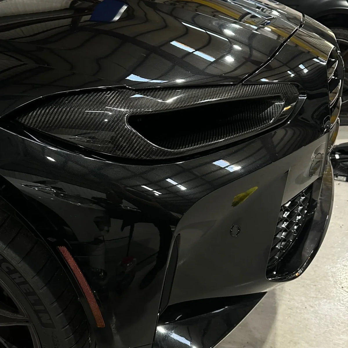 Carbon Fiber Headlight Delete Air Intake - BMW G80 M3 & G82/G83 M4 & G22/G23 M440i