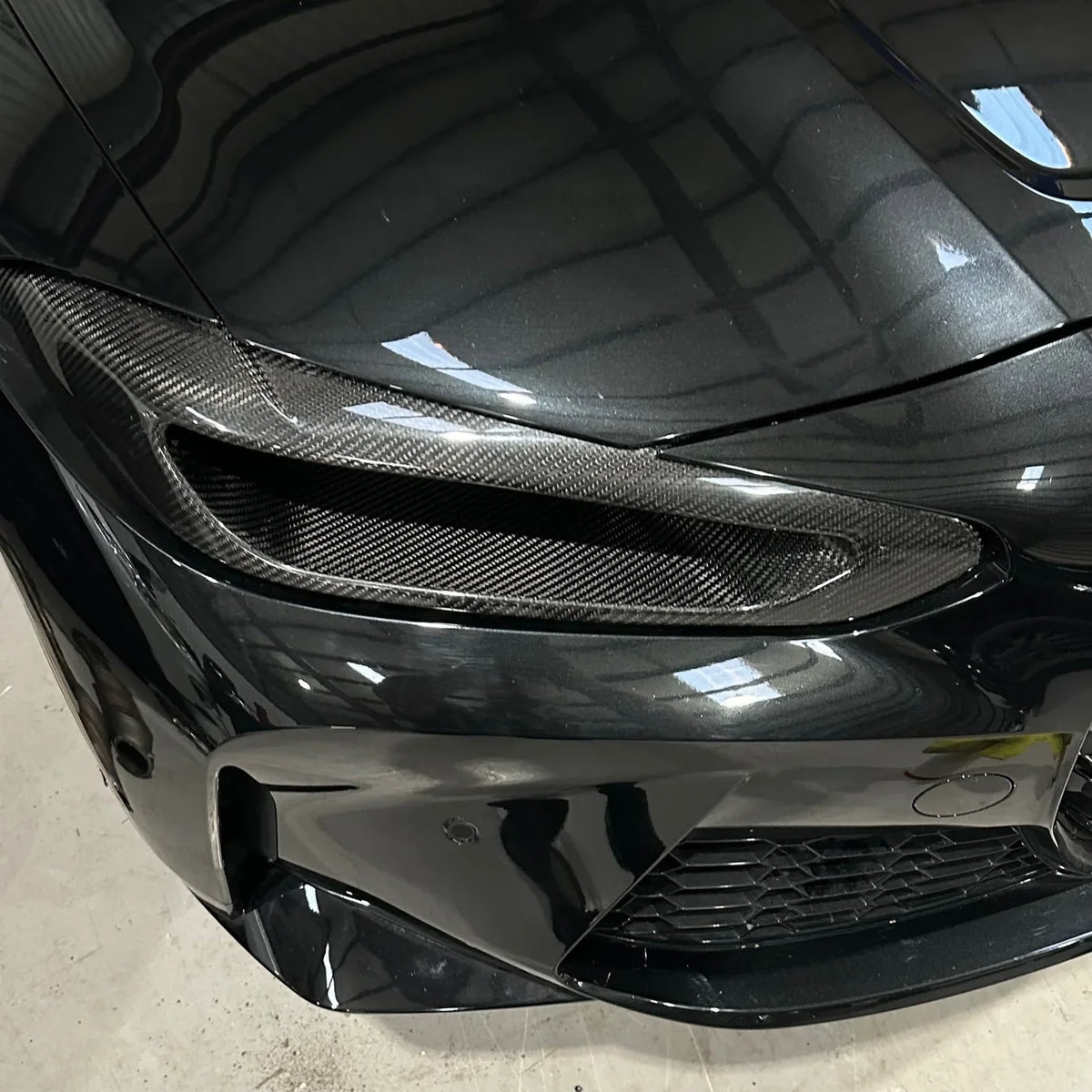 Carbon Fiber Headlight Delete Air Intake - BMW G80 M3 & G82/G83 M4 & G22/G23 M440i