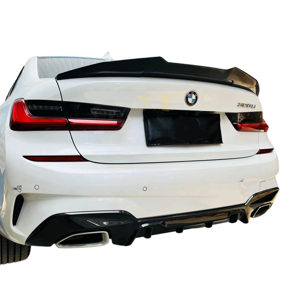 MP Style Carbon Fiber Rear Diffuser - BMW G20 3 Series Pre LCI