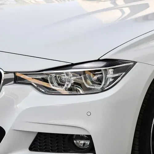 Carbon Fiber Eyelid Headlight Trim - BMW F30 3 Series