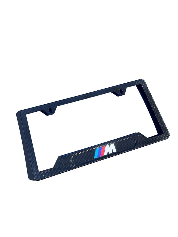 BMW M Carbon Fiber License Plate Frame