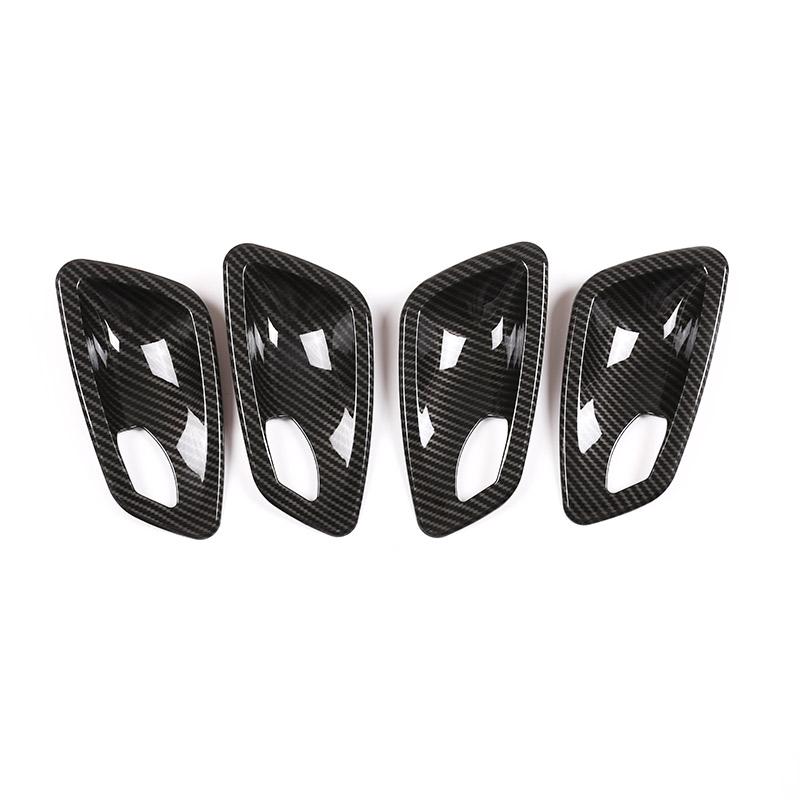 Carbon Fiber Interior Door Bowl Trim - BMW E90 / E92 / E93 3 Series