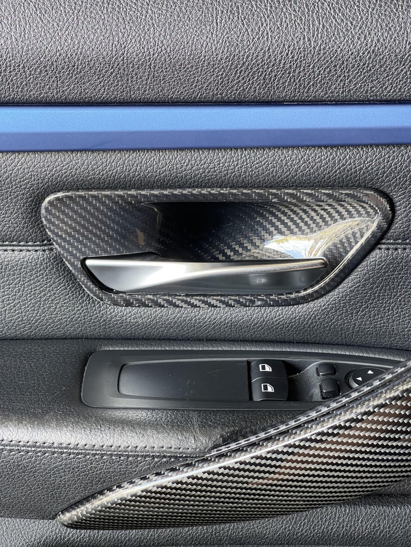 Carbon Fiber Interior Door Bowl Trim Set - BMW F Chassis