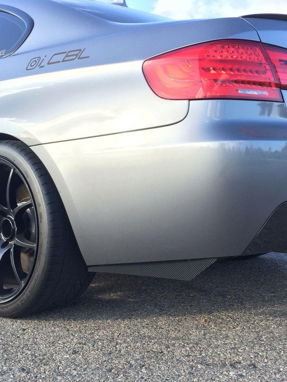 Carbon Fiber Rear Canard Splitters - BMW F & E Chassis