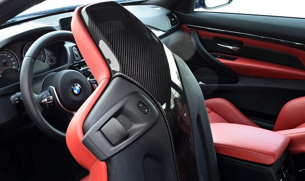 Carbon Fiber Seat Back Covers - BMW F80 M3 | F82 / F83 M4