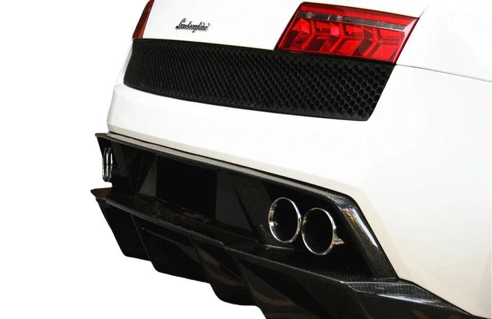 DMC Style Carbon Fiber Rear Diffuser - Lamborghini Gallardo LP550 / LP560 / LP570