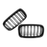 Dual Slat Carbon Fiber Front Grilles - BMW F15 X5 & F16 X6