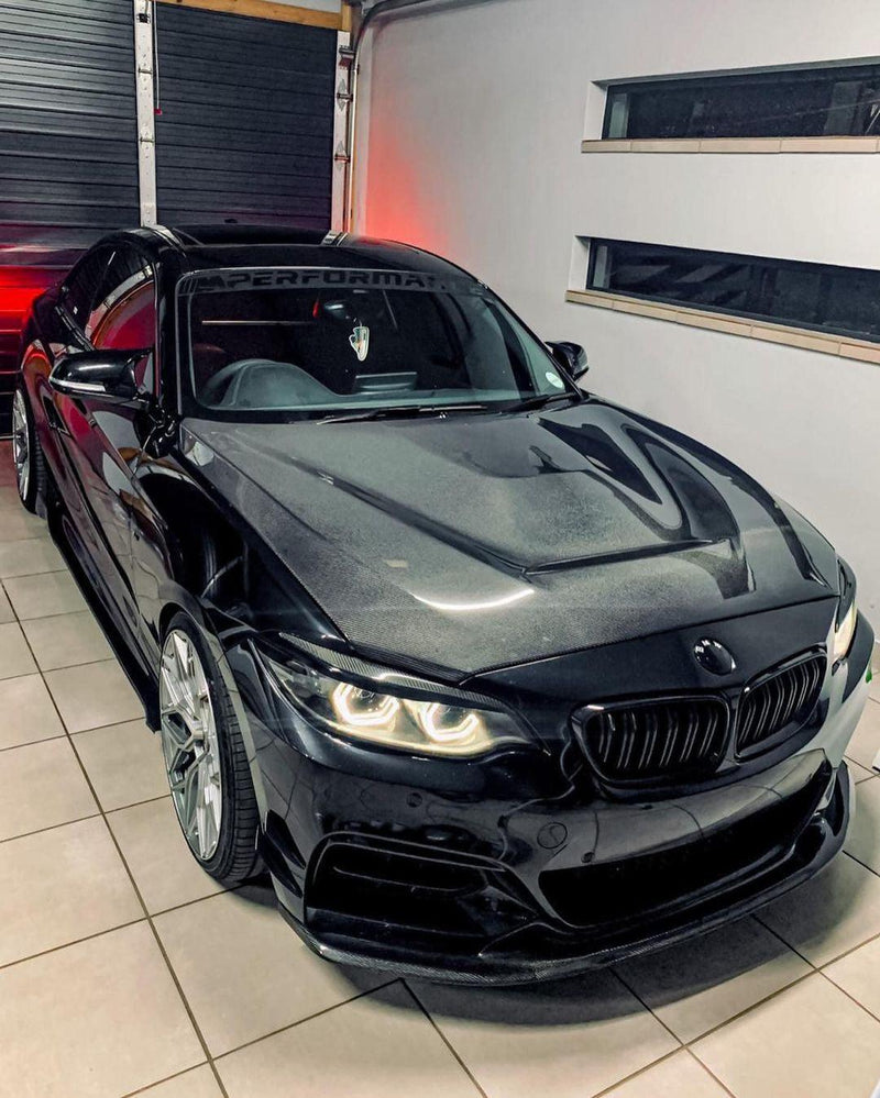 GTS Style Carbon Fiber Front Hood - BMW F87 M2 & F22 / F23 2 Series