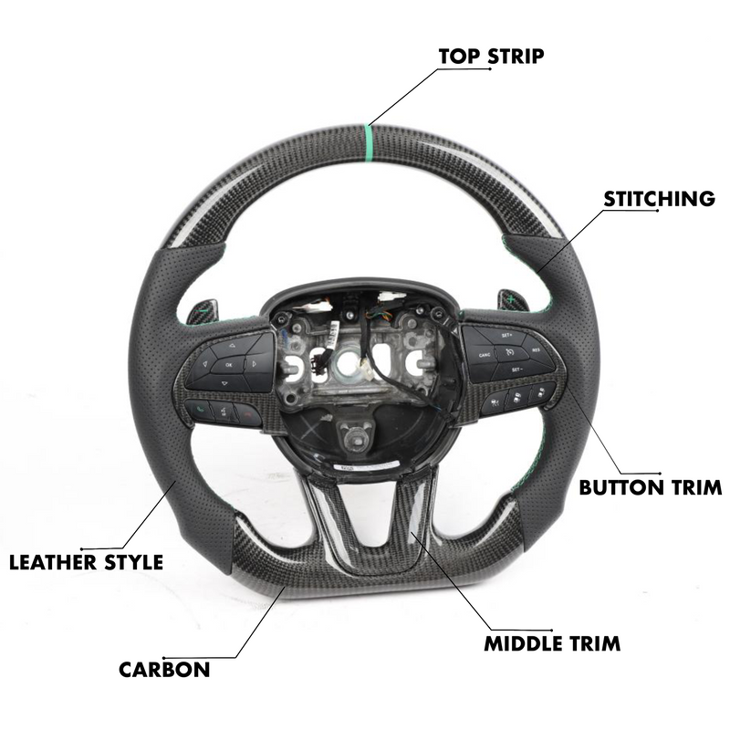 Jeep Grand Cherokee SRT Style - Full Custom Steering Wheel
