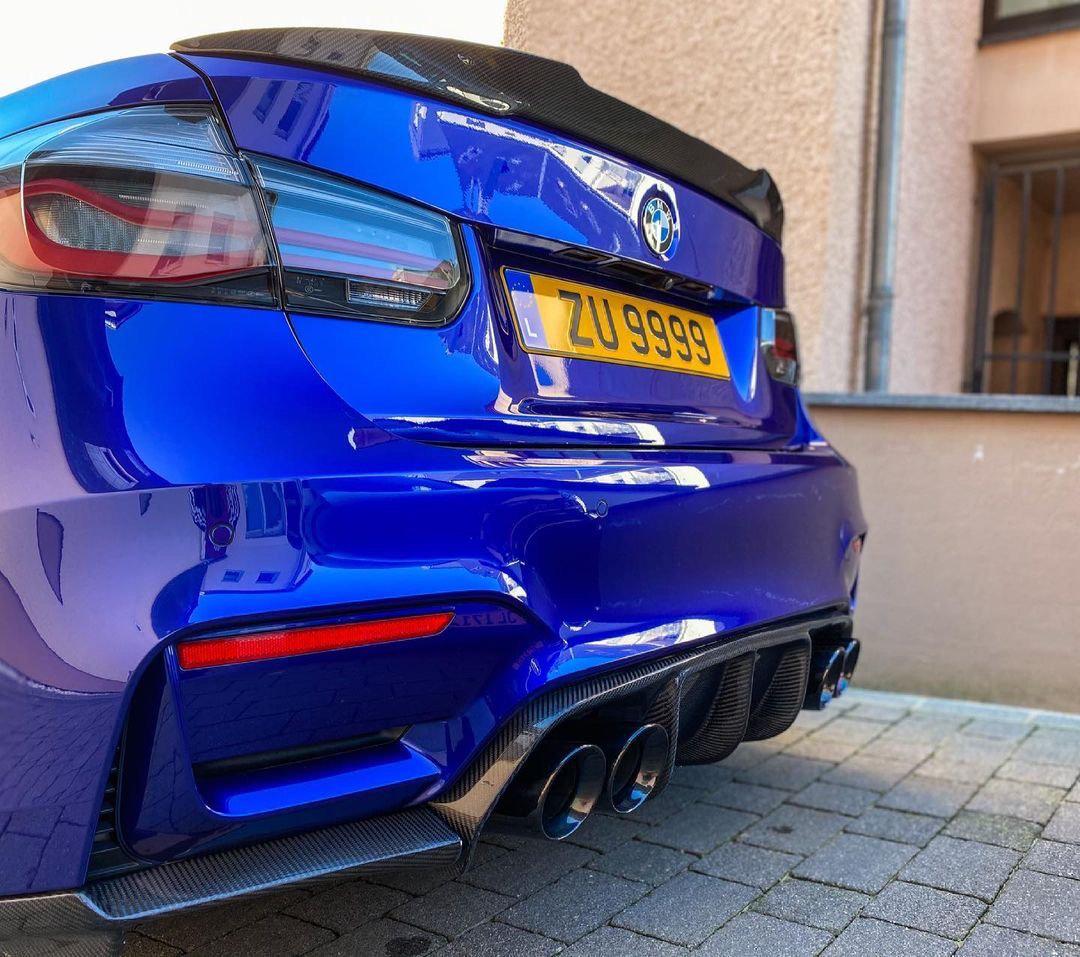 M4 Style Carbon Fiber Trunk Spoiler - BMW F80 M3 & F30 3 Series