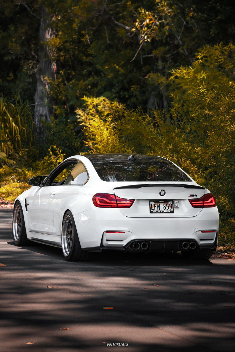 M4 Style Carbon Fiber Trunk Spoiler - BMW F82 / F83 M4