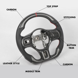 Mitsubishi Lancer Evolution X Style - Full Custom Steering Wheel