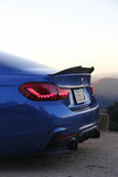 PSM Style High Kick Carbon Fiber Trunk Spoiler - BMW F32 / F33 / F36 4 Series