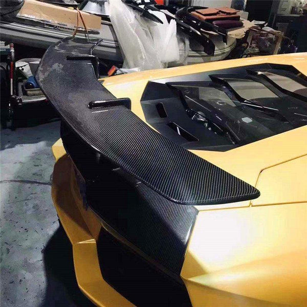 SV Style Carbon Fiber Rear Wing - Lamborghini Aventador LP 700