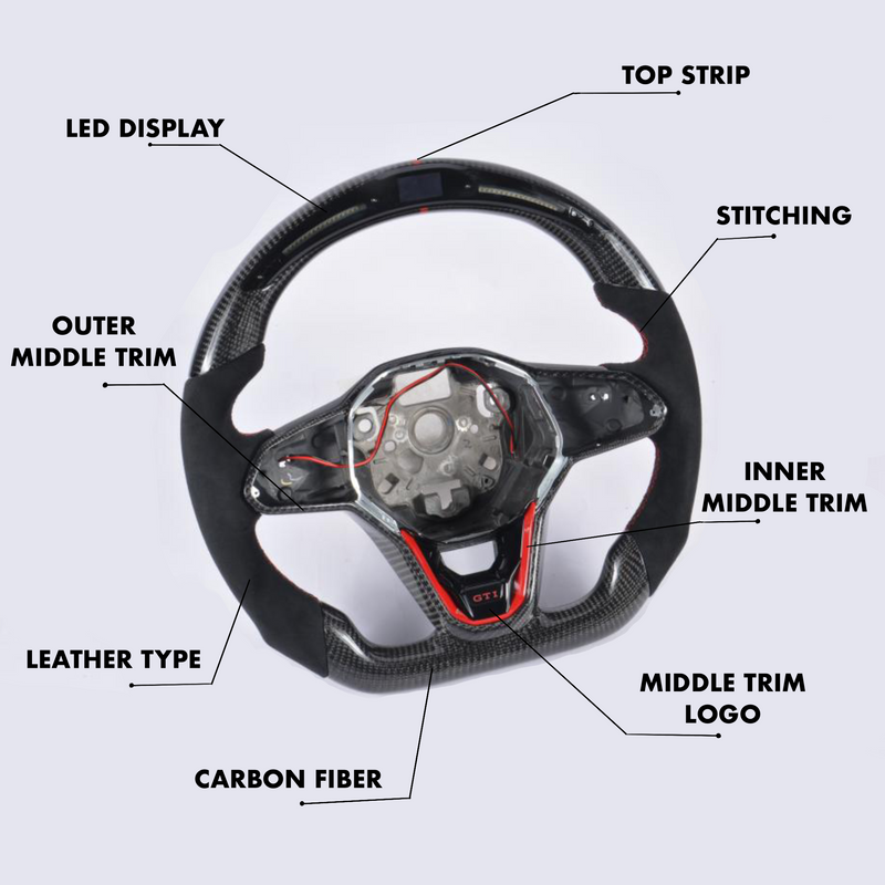 Volkswagen Golf MK8 Style - Full Custom Steering Wheel